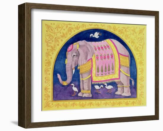 Indian Elephant-Linda Benton-Framed Giclee Print