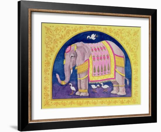 Indian Elephant-Linda Benton-Framed Giclee Print