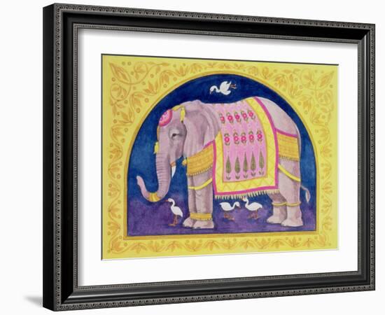 Indian Elephant-Linda Benton-Framed Giclee Print