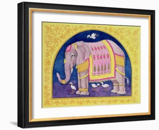 Indian Elephant-Linda Benton-Framed Giclee Print