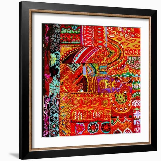 Indian Embroidey-Linda Arthurs-Framed Giclee Print