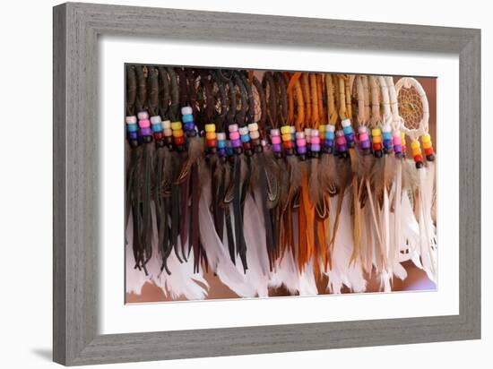 Indian Feathers-SNEHITDESIGN-Framed Art Print