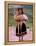 Indian Girl with Llama, Cusco, Peru-Pete Oxford-Framed Premier Image Canvas