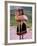 Indian Girl with Llama, Cusco, Peru-Pete Oxford-Framed Photographic Print