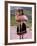 Indian Girl with Llama, Cusco, Peru-Pete Oxford-Framed Photographic Print