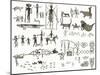 Indian Hieroglyphs-English-Mounted Giclee Print