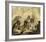 Indian Hospitality, Conversing with Signs-Alfred Jacob Miller-Framed Premium Giclee Print