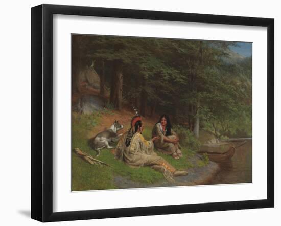 Indian Idyl-William Holbrook Beard-Framed Premium Giclee Print