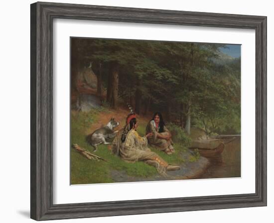 Indian Idyl-William Holbrook Beard-Framed Premium Giclee Print