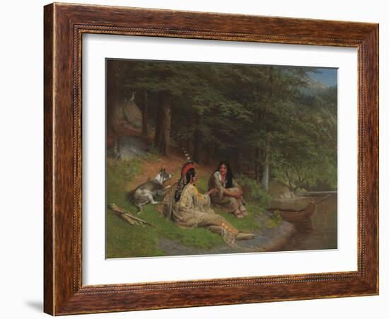 Indian Idyl-William Holbrook Beard-Framed Premium Giclee Print