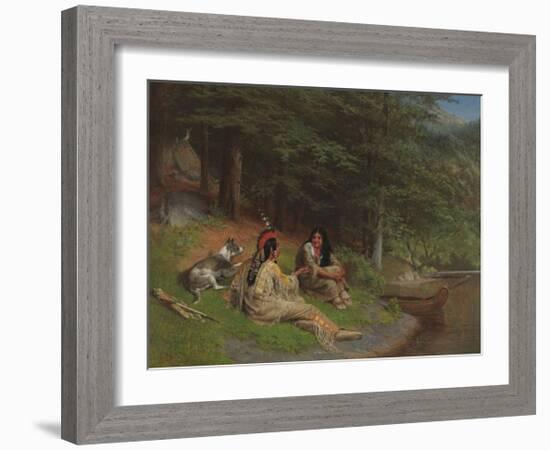 Indian Idyl-William Holbrook Beard-Framed Premium Giclee Print