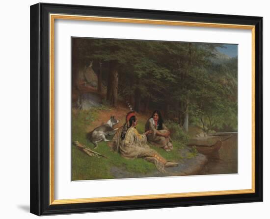 Indian Idyl-William Holbrook Beard-Framed Premium Giclee Print