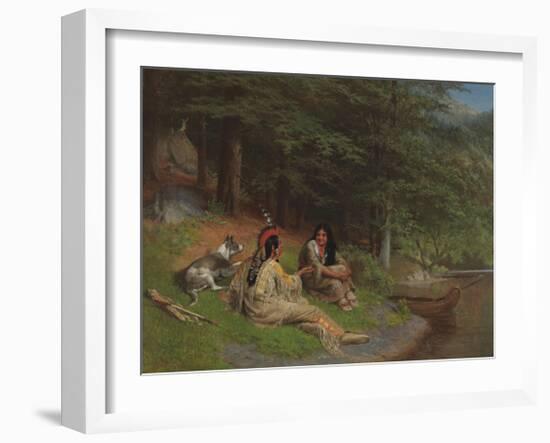 Indian Idyl-William Holbrook Beard-Framed Premium Giclee Print