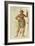 Indian in Body Paint-John White-Framed Giclee Print