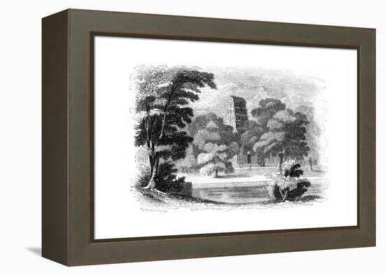 Indian Landscape and Temple, 1847-Robinson-Framed Premier Image Canvas