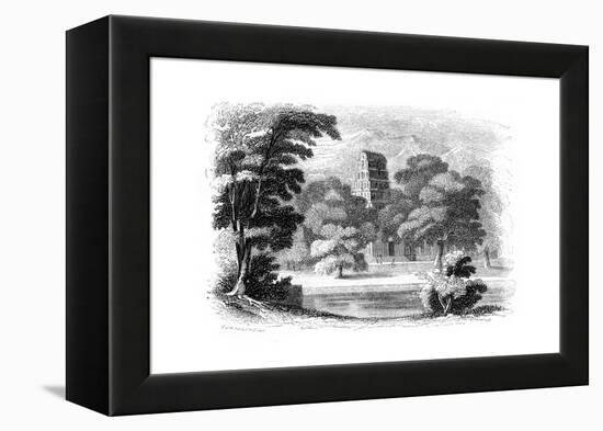 Indian Landscape and Temple, 1847-Robinson-Framed Premier Image Canvas