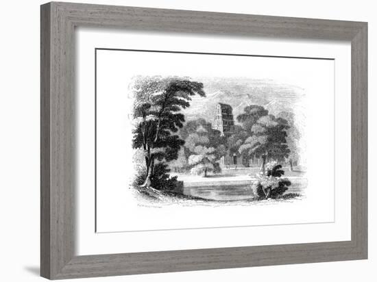 Indian Landscape and Temple, 1847-Robinson-Framed Giclee Print