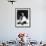 Indian Leader Mohandas Gandhi Sitting Cross Legged at Prayer Meeting-null-Framed Premium Photographic Print displayed on a wall