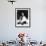 Indian Leader Mohandas Gandhi Sitting Cross Legged at Prayer Meeting-null-Framed Premium Photographic Print displayed on a wall