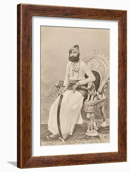 Indian Maharajah-null-Framed Art Print