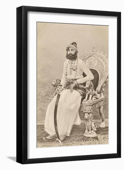 Indian Maharajah-null-Framed Art Print