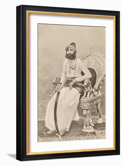 Indian Maharajah-null-Framed Art Print