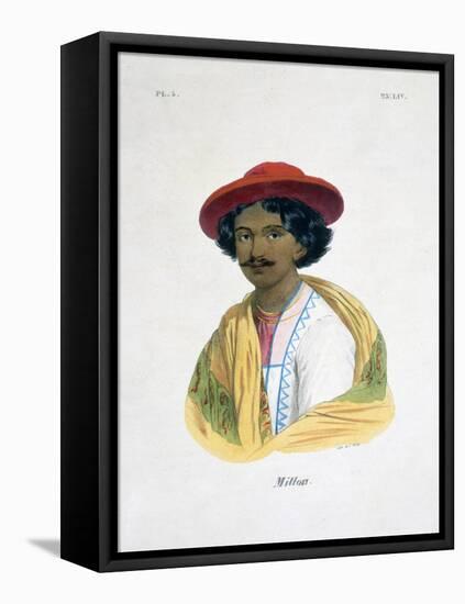 Indian Man, 19th Century-Marlet et Cie-Framed Premier Image Canvas