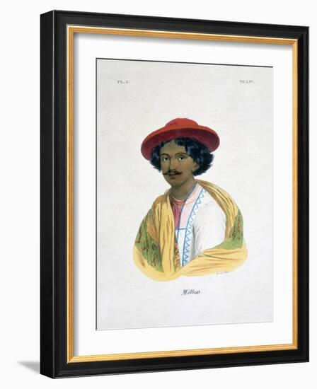 Indian Man, 19th Century-Marlet et Cie-Framed Giclee Print