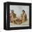 Indian Man and Woman Eating-John White-Framed Premier Image Canvas