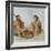 Indian Man and Woman Eating-John White-Framed Giclee Print