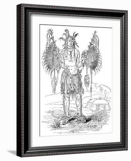 Indian Medicine Man, C1700-Catlin Catlin-Framed Giclee Print