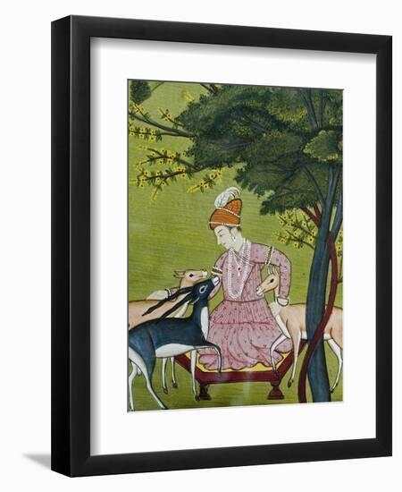 Indian Miniature, Animal Kindness Ahimsa-Paul Stewart-Framed Premium Photographic Print