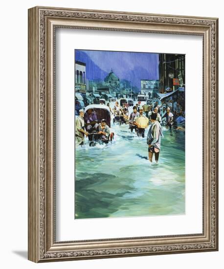 Indian Monsoon-Gerry Wood-Framed Giclee Print