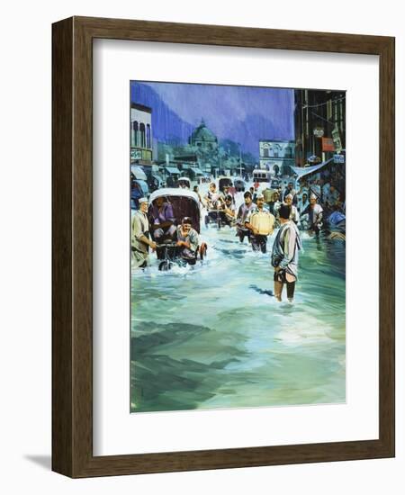 Indian Monsoon-Gerry Wood-Framed Giclee Print