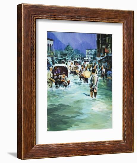 Indian Monsoon-Gerry Wood-Framed Giclee Print