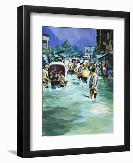 Indian Monsoon-Gerry Wood-Framed Giclee Print