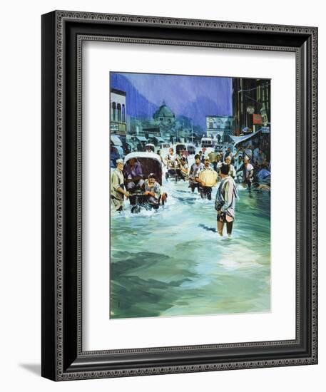 Indian Monsoon-Gerry Wood-Framed Giclee Print