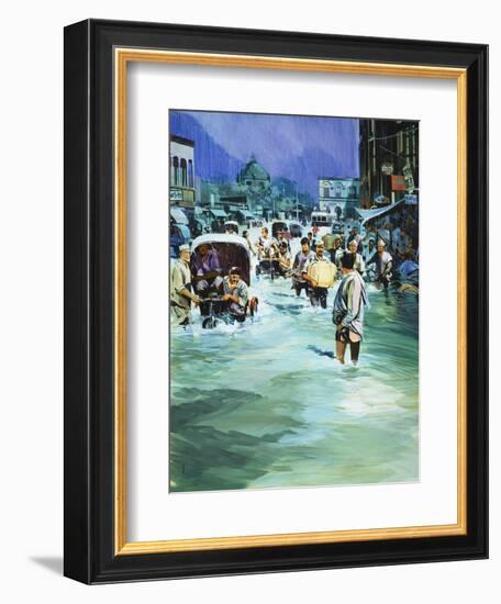 Indian Monsoon-Gerry Wood-Framed Giclee Print