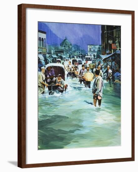 Indian Monsoon-Gerry Wood-Framed Giclee Print