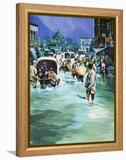 Indian Monsoon-Gerry Wood-Framed Premier Image Canvas