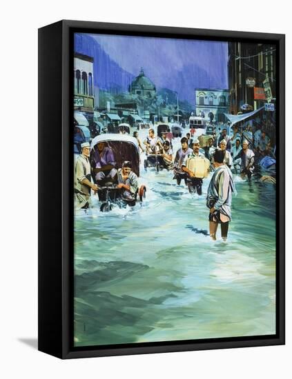 Indian Monsoon-Gerry Wood-Framed Premier Image Canvas