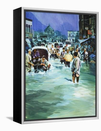 Indian Monsoon-Gerry Wood-Framed Premier Image Canvas