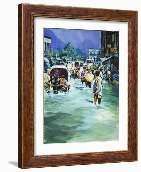 Indian Monsoon-Gerry Wood-Framed Giclee Print