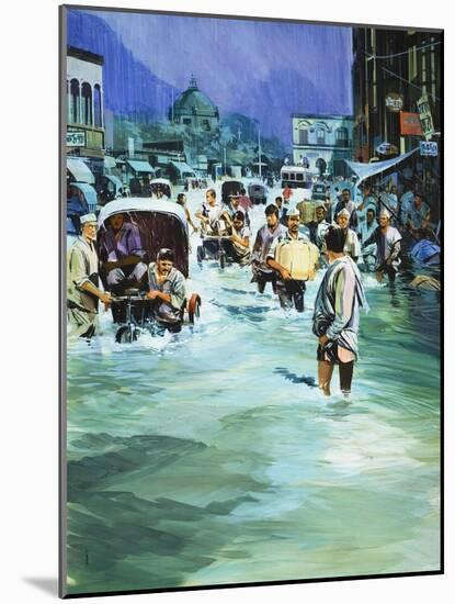 Indian Monsoon-Gerry Wood-Mounted Giclee Print