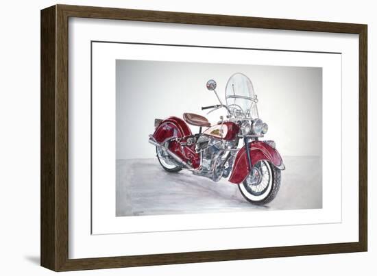 Indian Motorcycle, 2009-Anthony Butera-Framed Giclee Print