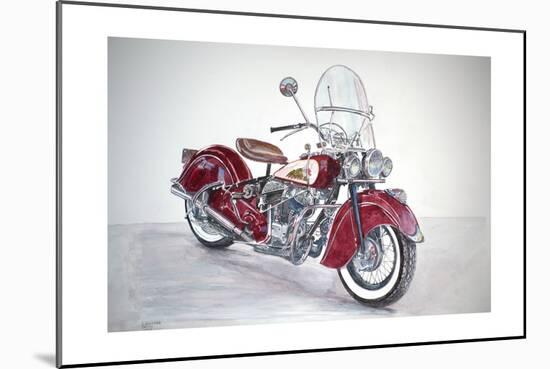 Indian Motorcycle, 2009-Anthony Butera-Mounted Giclee Print