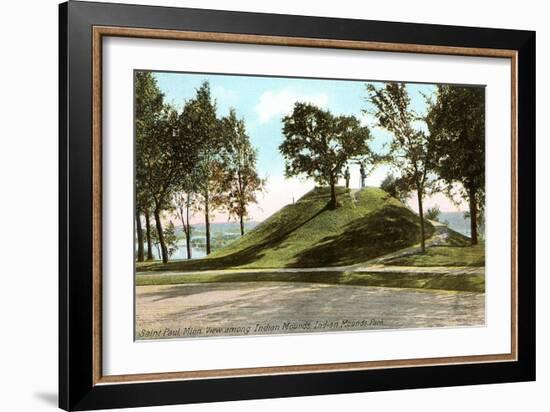 Indian Mounds, St. Paul, Minnesota-null-Framed Art Print