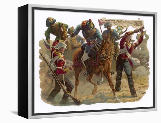 Indian Mutiny 1857-Harry Payne-Framed Stretched Canvas