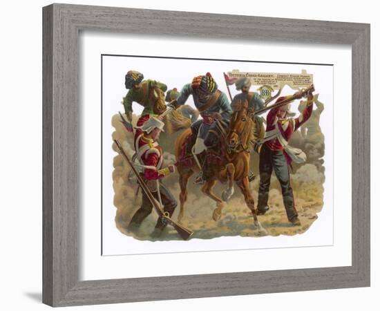 Indian Mutiny 1857-Harry Payne-Framed Art Print