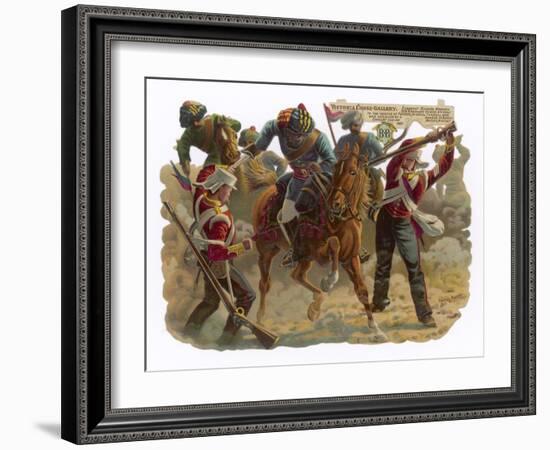 Indian Mutiny 1857-Harry Payne-Framed Art Print